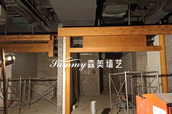山西晉中田森匯商業南區地下風情街門面石膏板