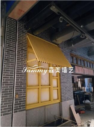 浙江臺州市臨海市銀泰城面積室內(nèi)鋼構(gòu)仿木紋漆