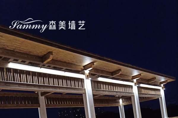 吉林長春南關區新星宇之洲鍍鋅護欄木紋漆