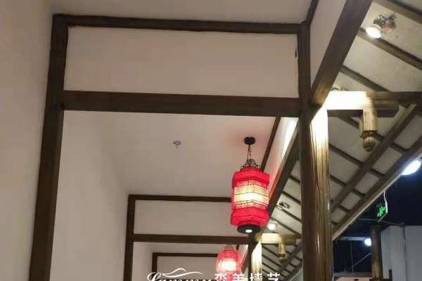 巢湖市萬達廣場香天下火鍋鍍鋅圓柱項目