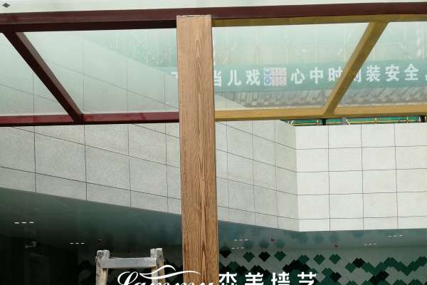 深圳龍崗依山郡小學鋼構廊架項目