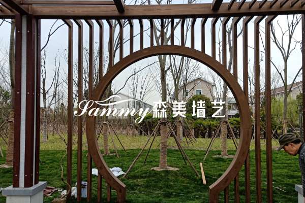 南通崇川區狼山風景名勝區鋼構廊架項目