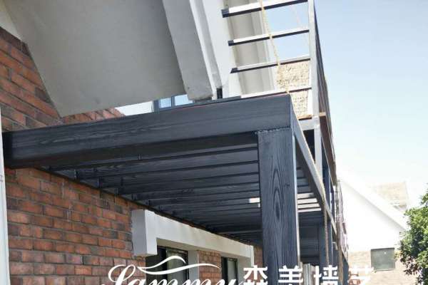上海市金山區漕涇鎮水庫村鋼構廊架項目