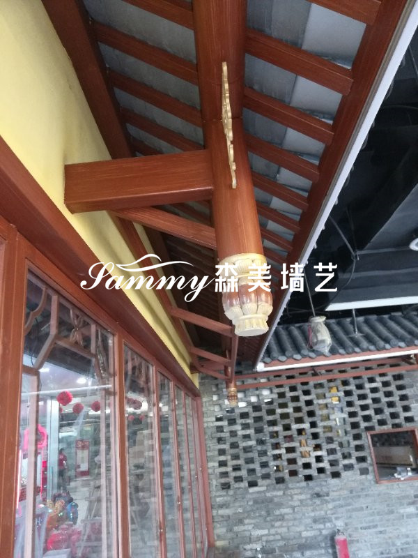 珠海香洲區港澳商業城二樓譚鴨血木紋漆項目